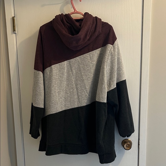 Colorblock Hoodie Sweatshirt - Picture 2 of 3